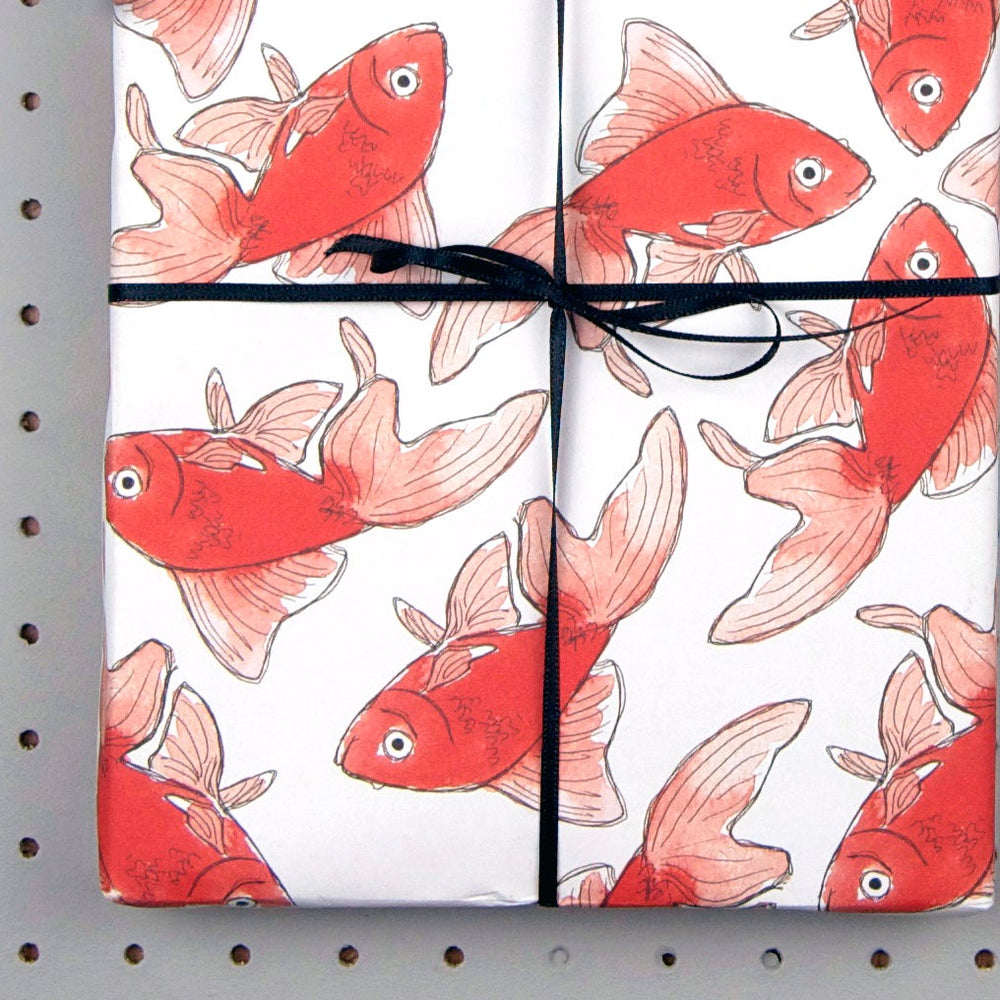 Goldfish Eco Wrapping Paper