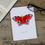 Hello Pretty Butterfly Greetings Card