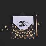 Star of the East Panda Christmas Card