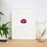 Chase the Rainbow Art Print