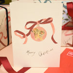 Tiger Bauble Eco-Friendly Christmas Card