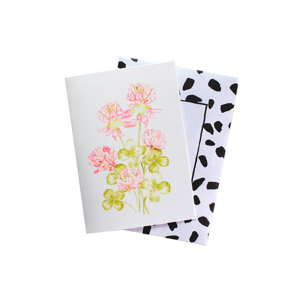Clover Greetings Card with Seeds for Bees