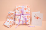 Flamingo Eco-Friendly Recycled Wrapping Paper