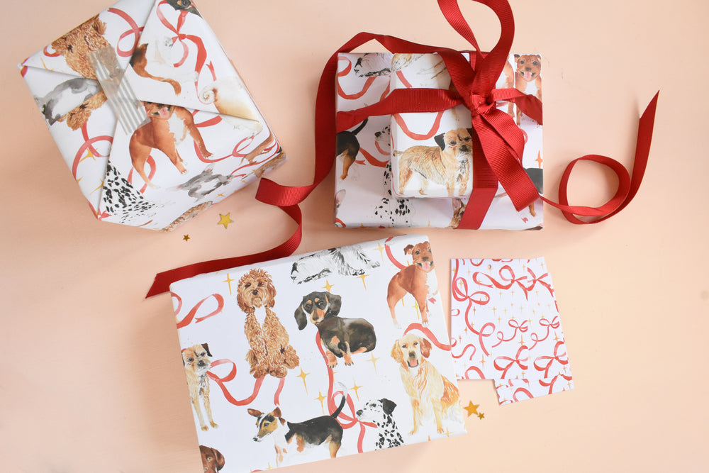 Dog Breed Eco-Friendly Recycled Wrapping Paper