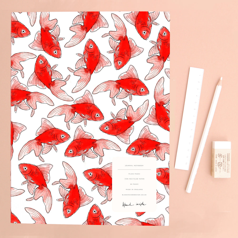 Goldfish Recycled Paper Notebook