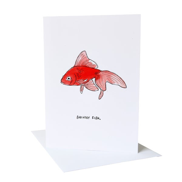 Birthday Fish Card