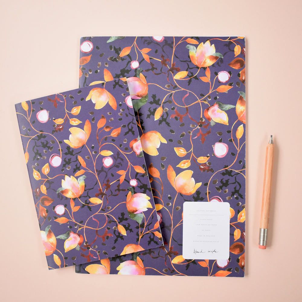 Lotus Recycled Paper Notebook