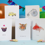 Pack of Five Greetings Cards