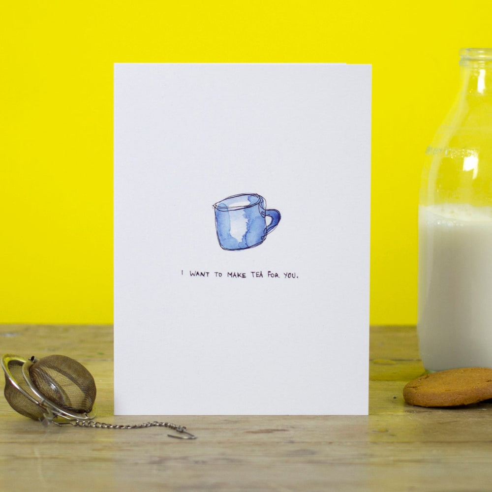 Tea for you Greetings card