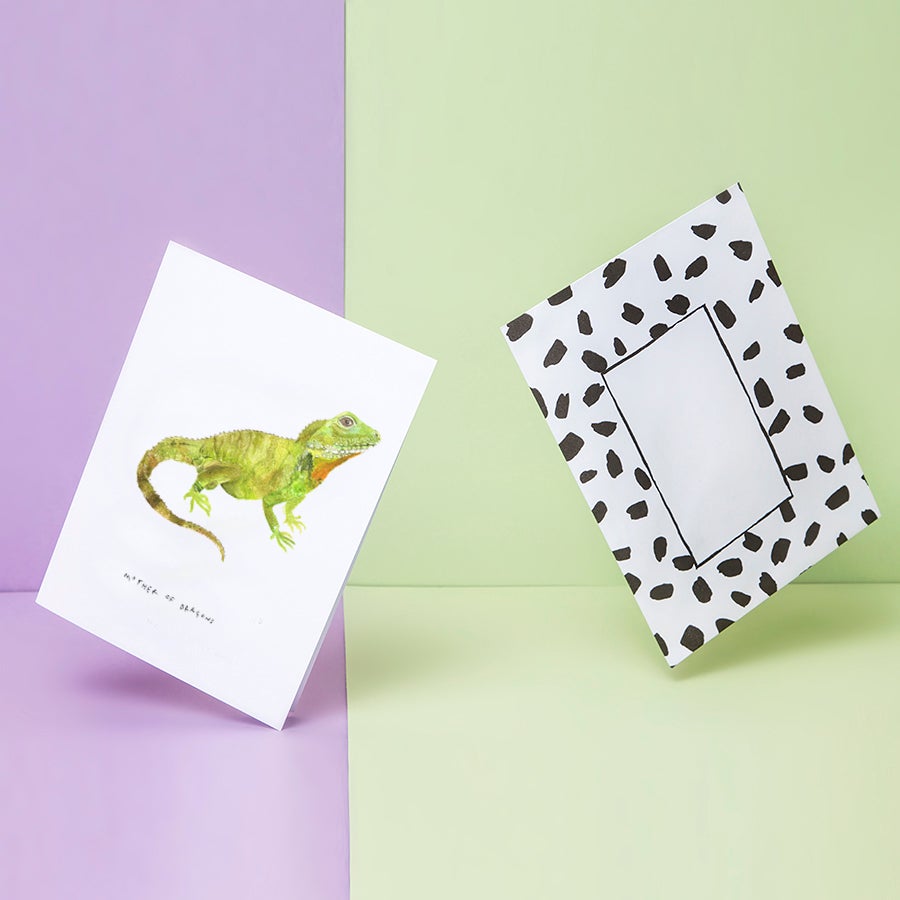 Mother of Dragons Bearded Lizard Mother's Day Card