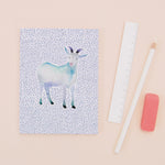 The Goat Capricorn Zodiac - Recycled Paper Notebook