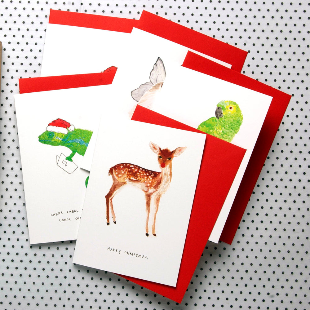 Mixed box of Christmas Cards - Pack of 8